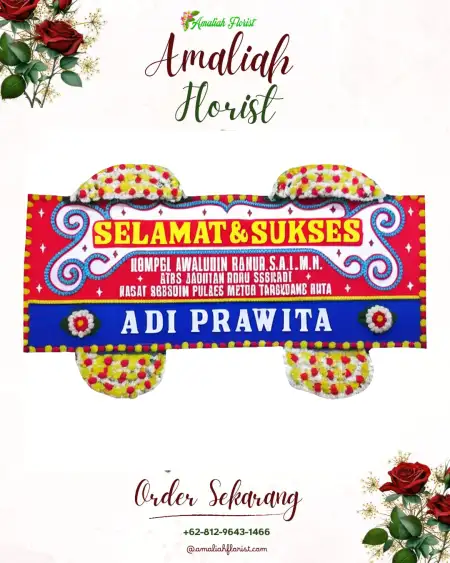 Papan Bunga Ucapan Selamat Salebu