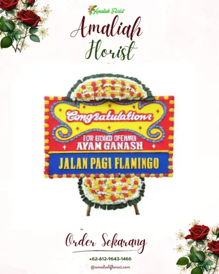 Sewa Papan Bunga Salebu